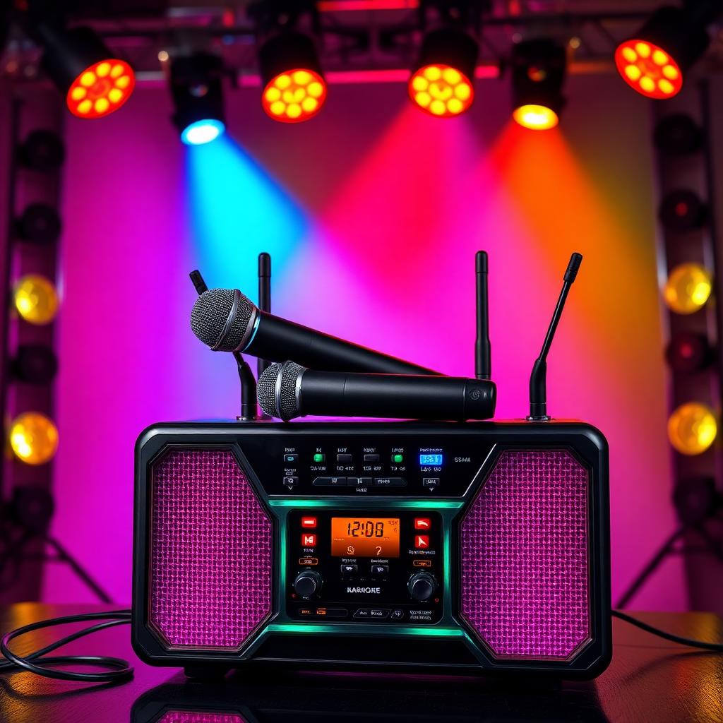 Karaoke Machine + Wireless Mics