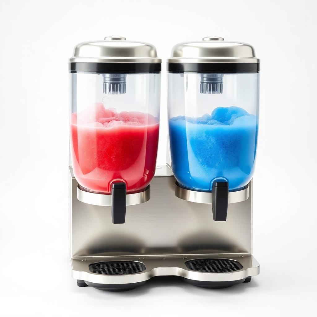 Double-Bowl Commercial Slushie Machine